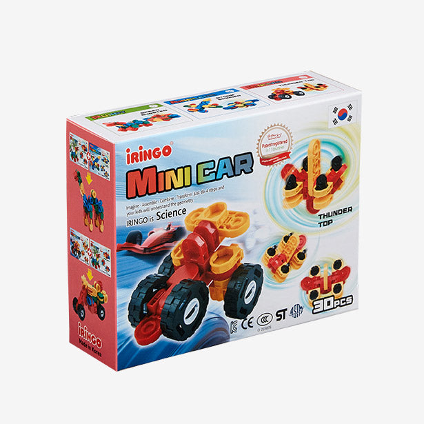IRINGO Mini Car – 6-in-1 Lernbaustein Mini-Serie (30 Teile)