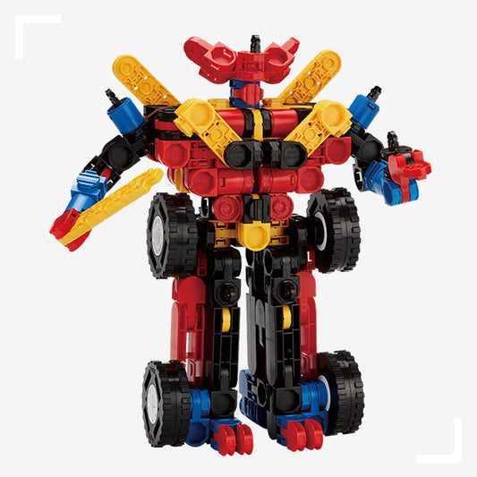 IRINGO Racing Car & Chiron – 2-in-1 Transformierbares Baukasten-Set (286 Teile)