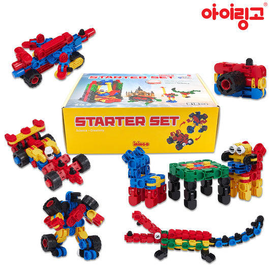 IRINGO New Starter Set – 18-in-1 Lernbaustein-Set (212 Teile)