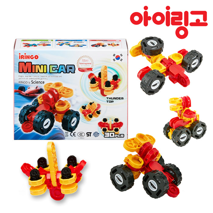 IRINGO Mini Car – 6-in-1 Lernbaustein Mini-Serie (30 Teile)