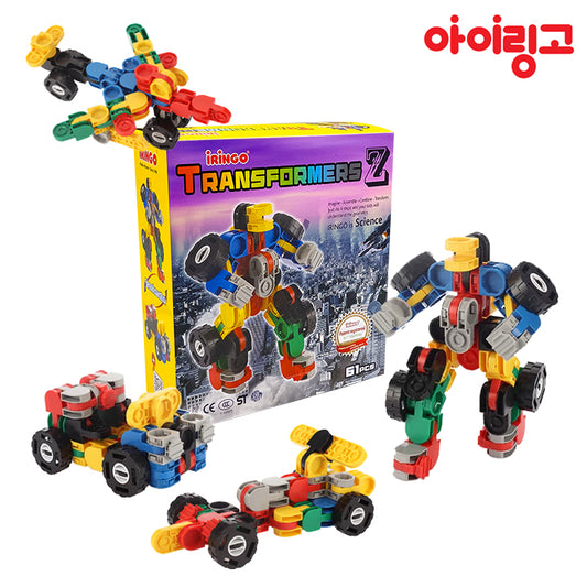 IRINGO Transformers Z – 5-in-1 Lernbaustein Transformers-Serie (61 Teile)