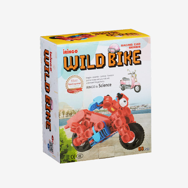 IRINGO Wild Bike 3-in-1 Lernbaustein Fahrzeugserie