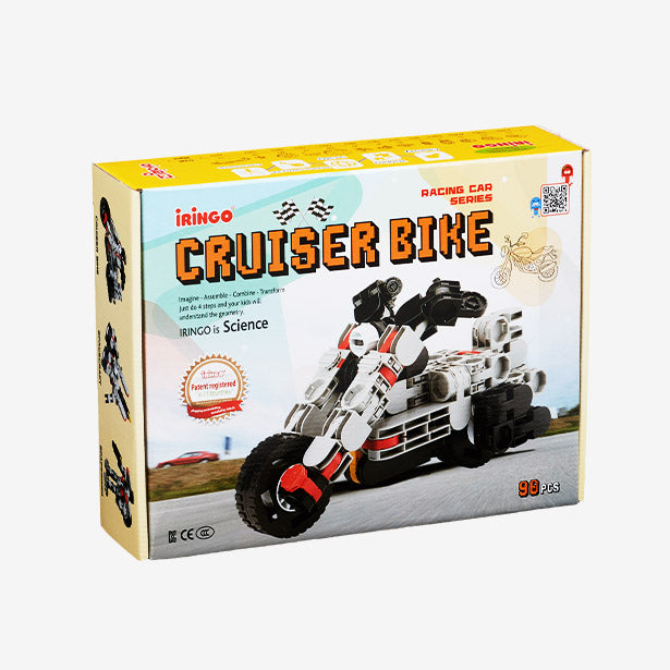 IRINGO Cruiser Bike – 3-in-1 Lernbaustein Bike-Serie (90 Teile)