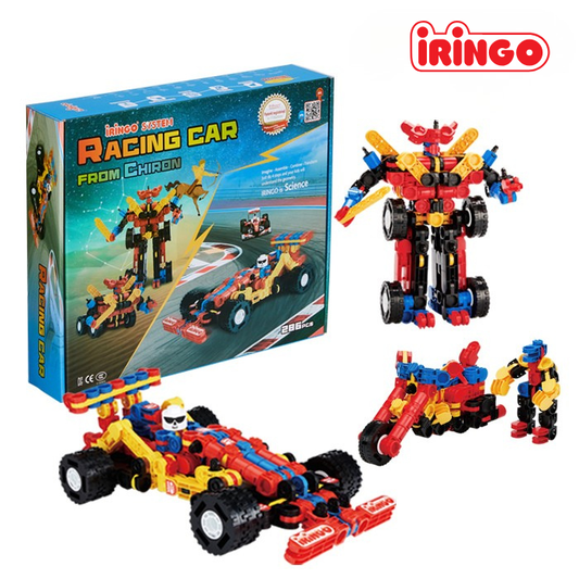 IRINGO Racing Car & Chiron – 6 Modelle in 1 Set (286 Teile)