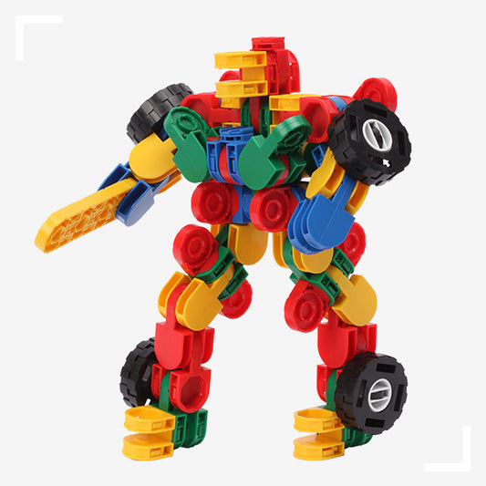 IRINGO Transformers – 4-in-1 Lernbaustein Transformers-Serie (71 Teile)