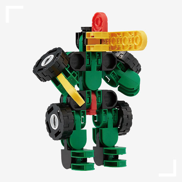 IRINGO Transformers G – 3-in-1 Transformierbares Lernbaustein-Set (51 Teile)