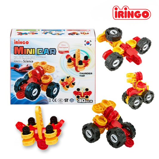IRINGO Mini Car – 6 Modelle in 1 Set (30 Teile)